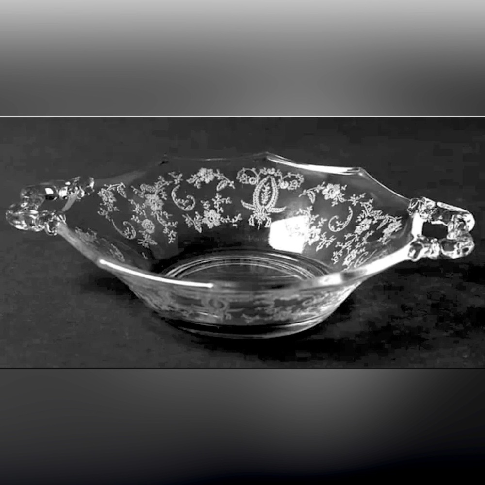 VIKING 2 Handled Plate Prelude Bon Bon (Long Stem, Rippled Bowl)